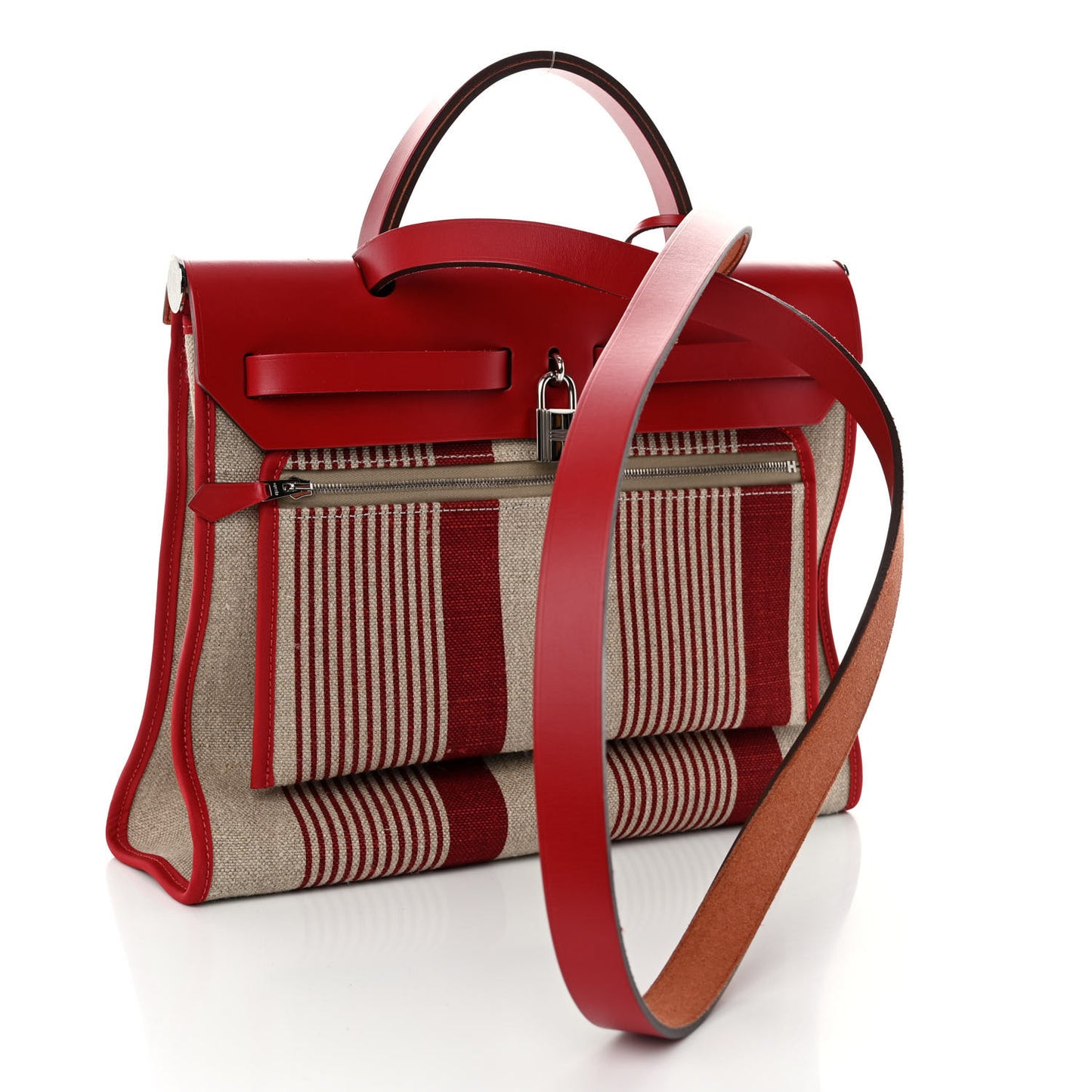 Vache Hunter Toile H Vibration Herbag Zip 31 PM Bordeaux Ficelle Rouge Piment