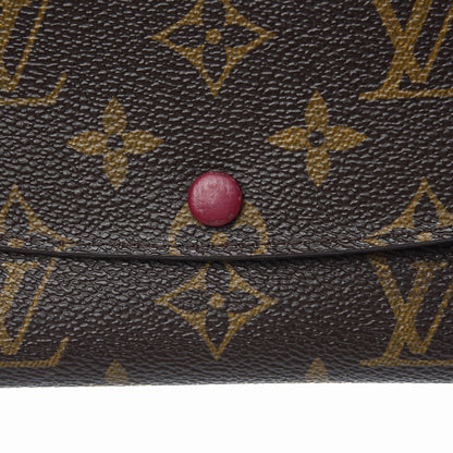 Louis Vuitton Monogram Emilie Wallet Fuchsia 6 of 7