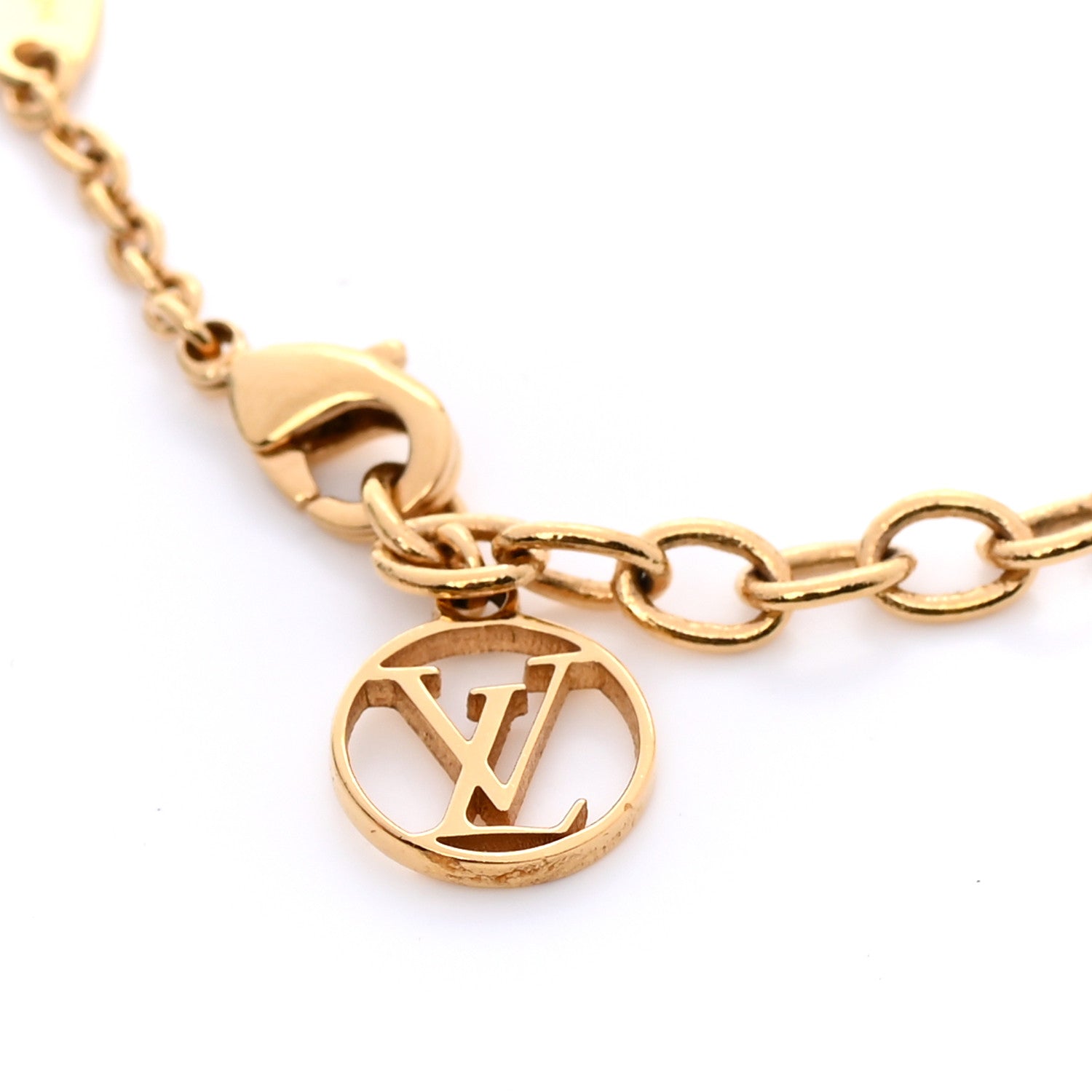 Louis Vuitton Metal L To V Bracelet Gold Silver 5 of 5