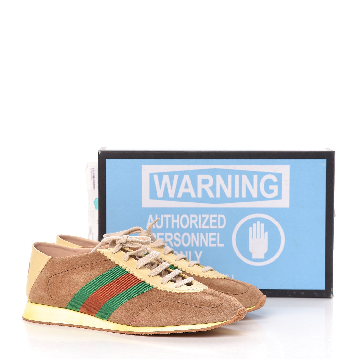 Gucci Suede Web Womens Rocket Sneakers 41 Nocciola Burro 17 of 17