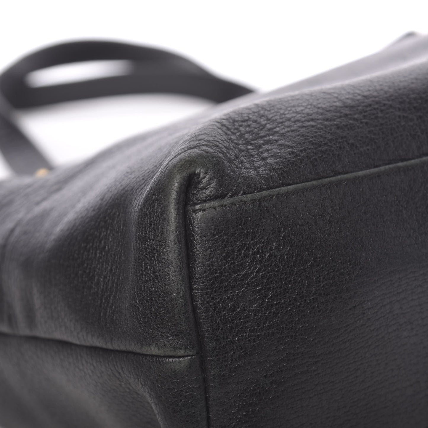 Calfskin Small D Ring Tote Black