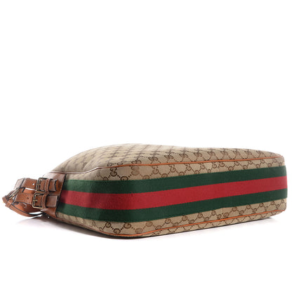 Gucci Monogram Medium Heritage Shoulder Bag Tan 4 of 7