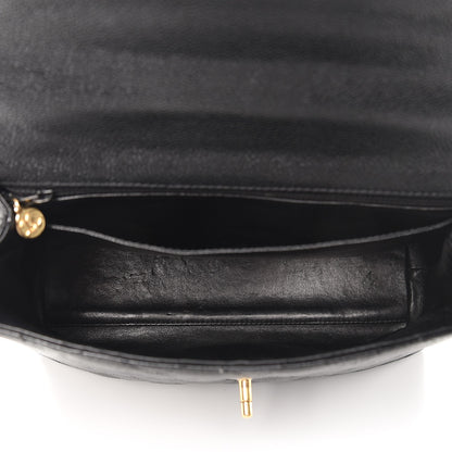 Chanel Caviar Quilted Jumbo Kelly Flap Black 5 of 9
