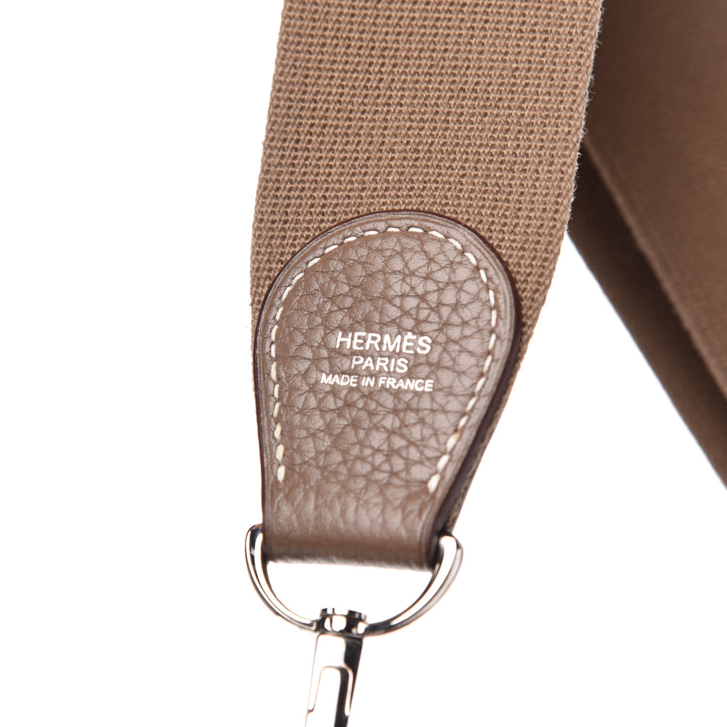 Hermes Taurillon Clemence Evelyne III GM Etoupe 10 of 11