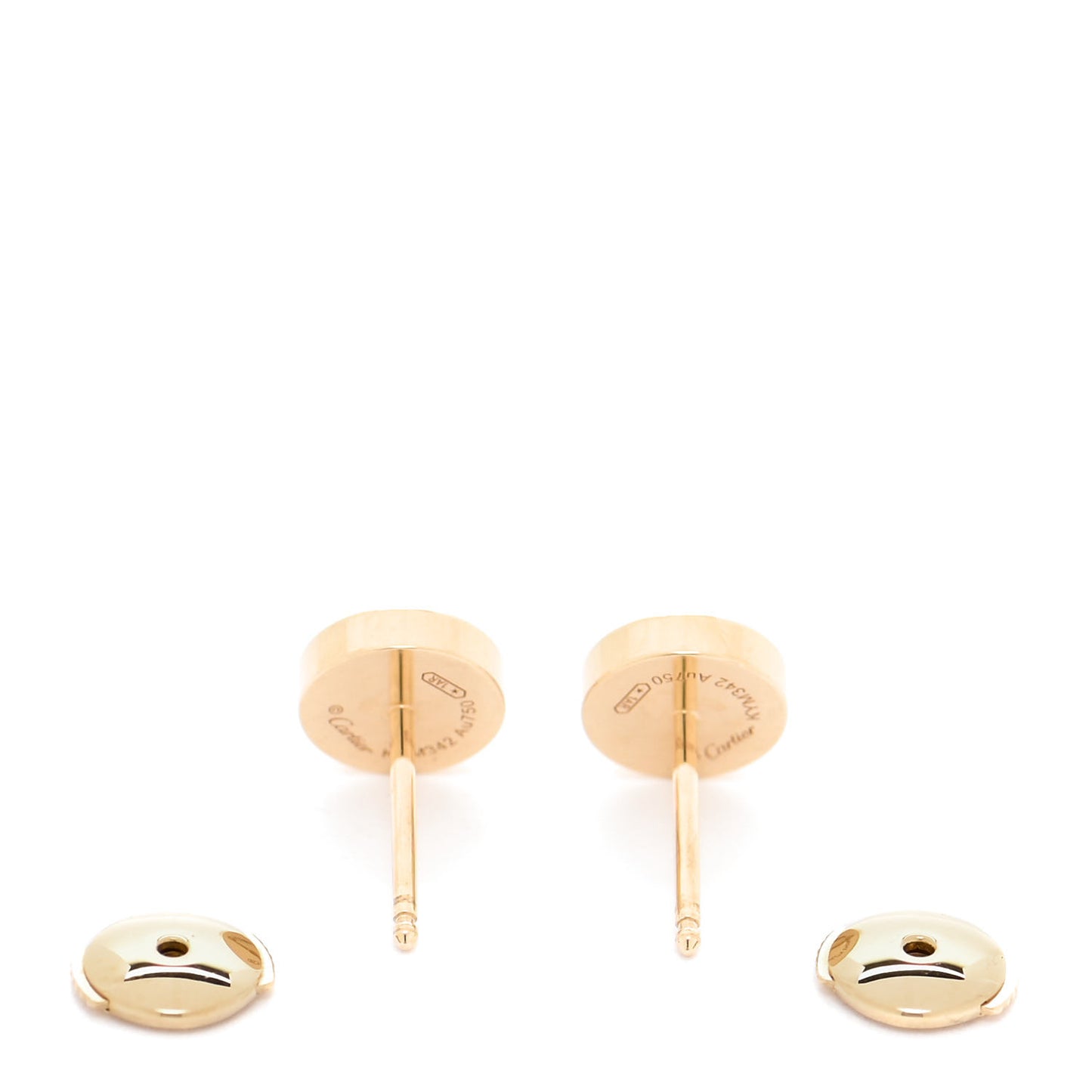 18K Yellow Gold LOVE Earrings