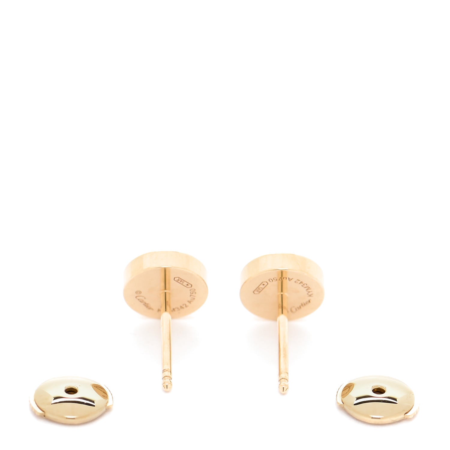 Cartier 18K Yellow Gold LOVE Earrings 4 of 6