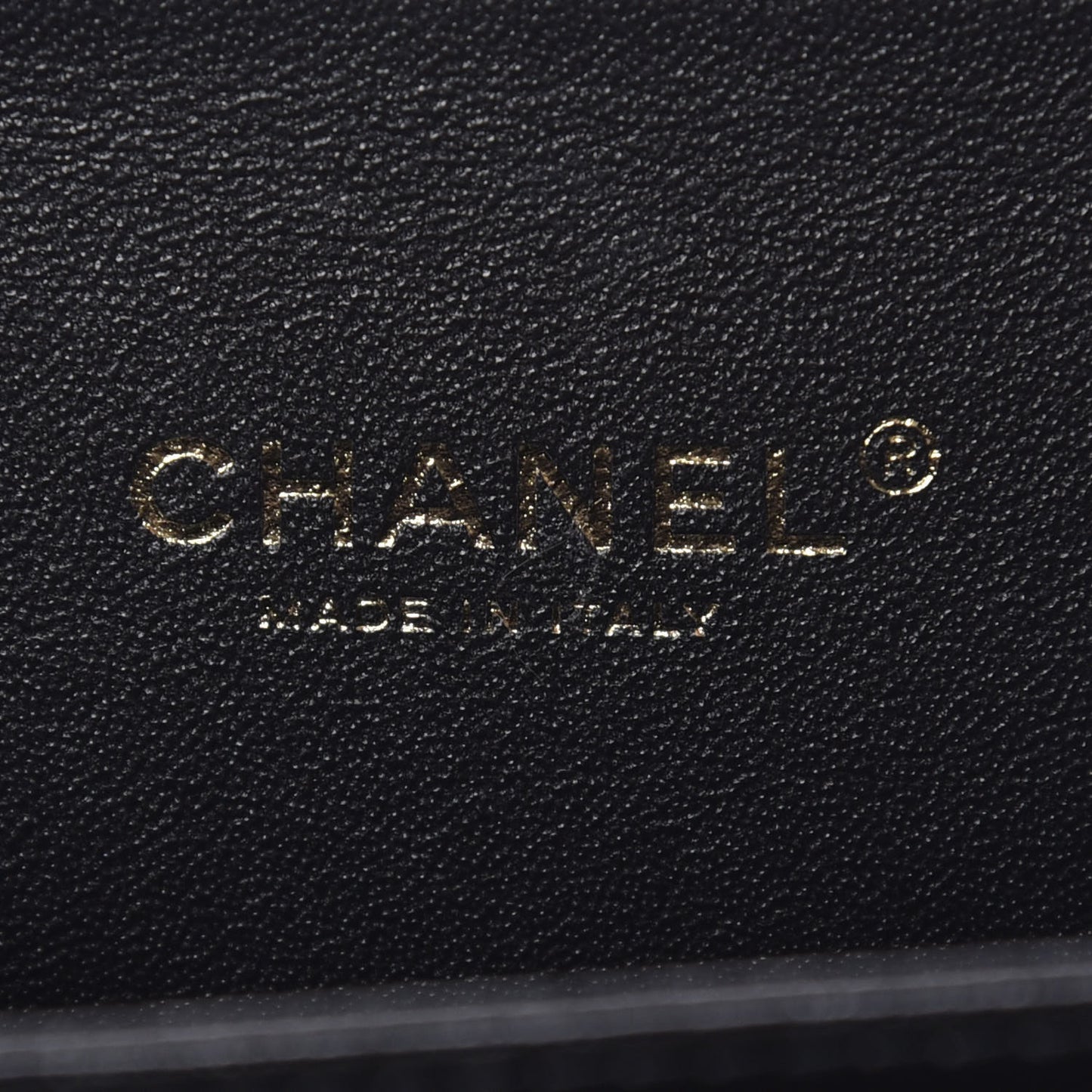 Caviar Quilted Small CC Filigree Vanity Case Black