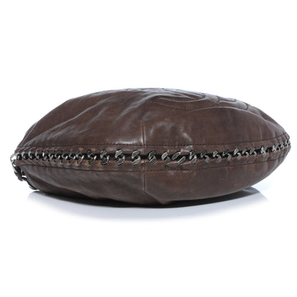 Chanel Leather Modern Chain Hobo Brown 4 of 8