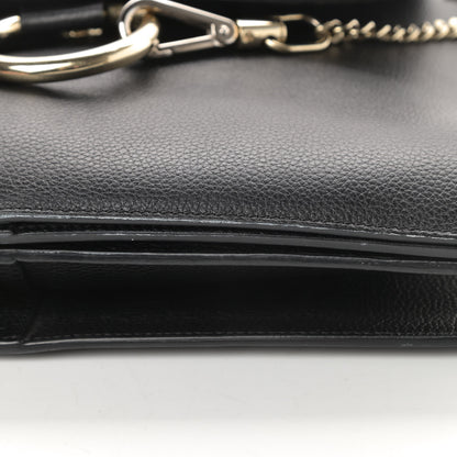 Chloe Calfskin Medium Faye Shoulder Bag Black 17 of 19