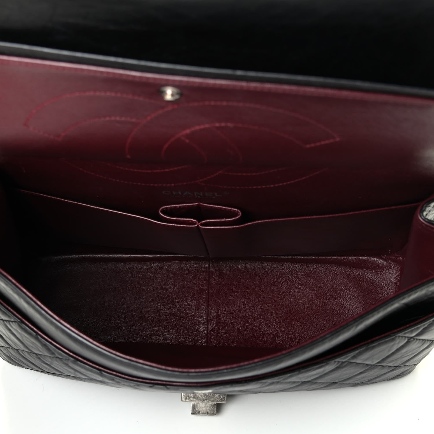 Chanel Aged Calfskin Quilted 2.55 Reissue 227 Flap Black 4 of 4