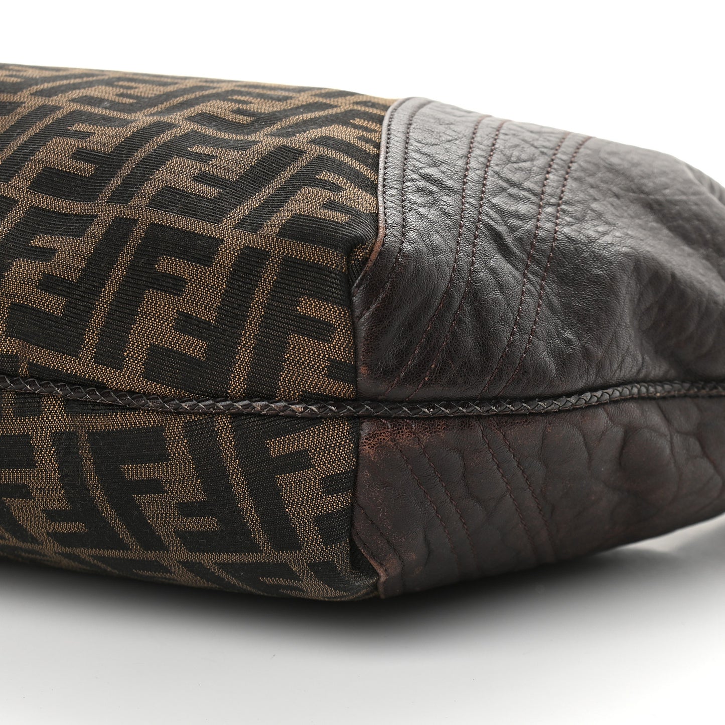 Zucca Nappa Nuvolata Vitello Tortuga Large Spy Hobo Tobacco Moro