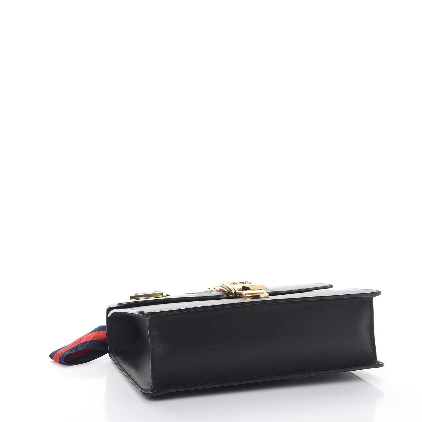 Calfskin Small Sylvie Shoulder Bag Black