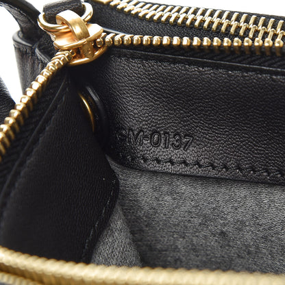 Celine Lambskin Small Trio Crossbody Bag Black 8 of 9