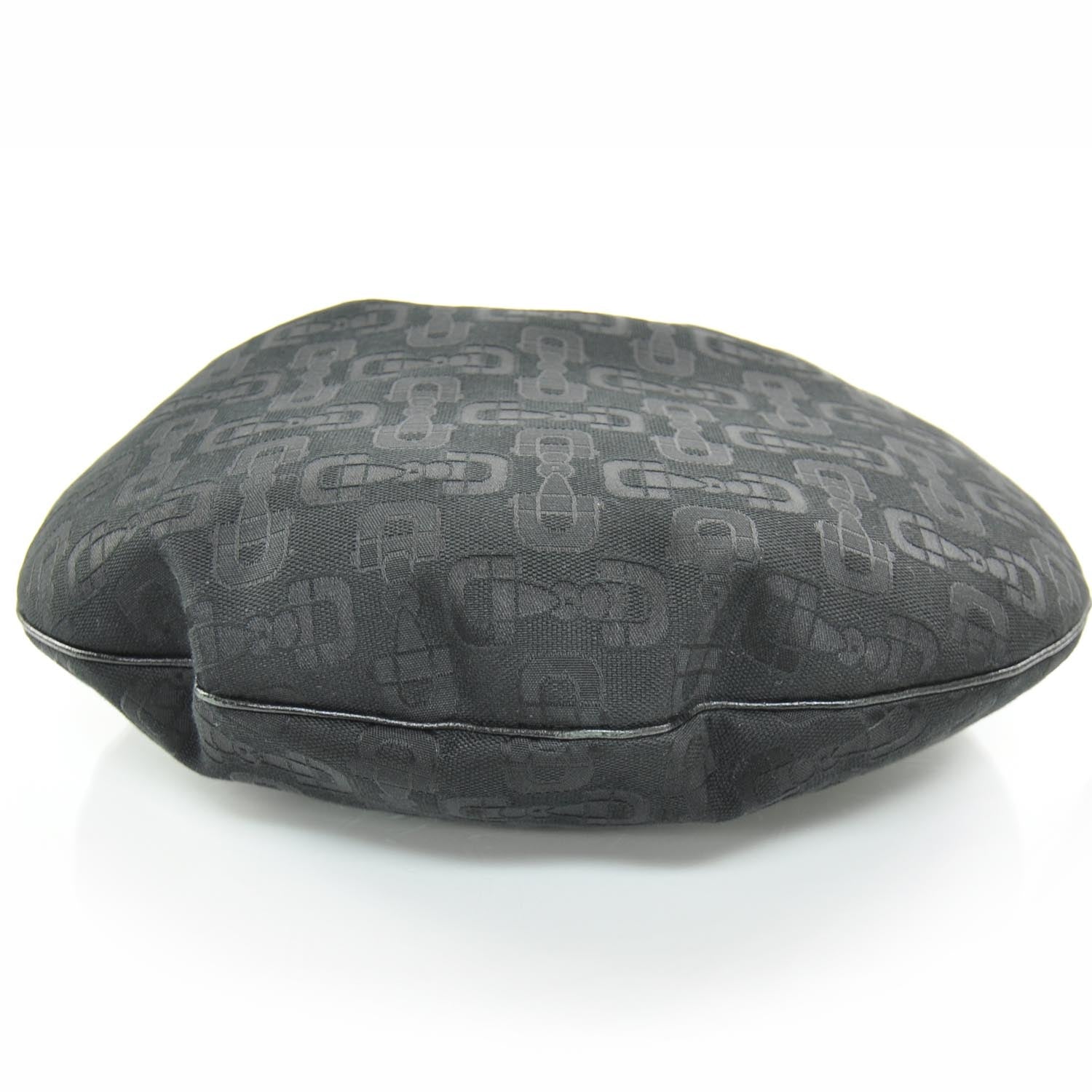 Gucci Canvas Horsebit Glam Hobo Black 4 of 8