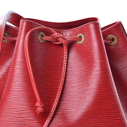 Louis Vuitton Epi Petit Noe Castillan Red 8 of 20