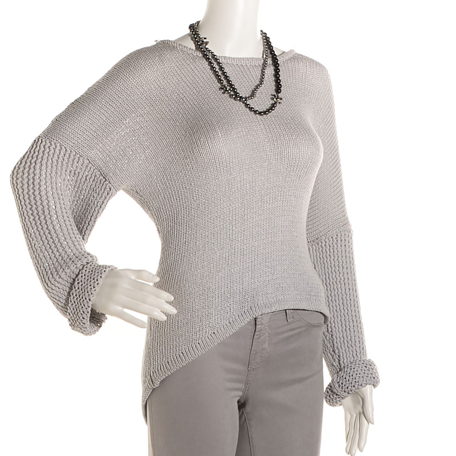 Chanel Crystal Pearl CC Long Necklace Black 2 of 5