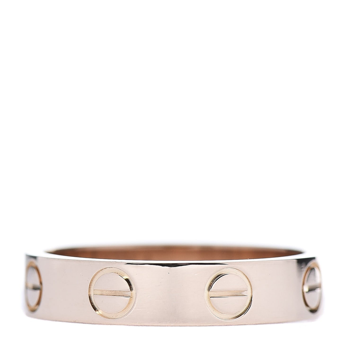 18K Pink Gold 3.5mm LOVE Wedding Band Ring 47 4