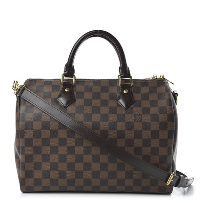 Louis Vuitton Damier Ebene Speedy Bandouliere 30 1 of 10