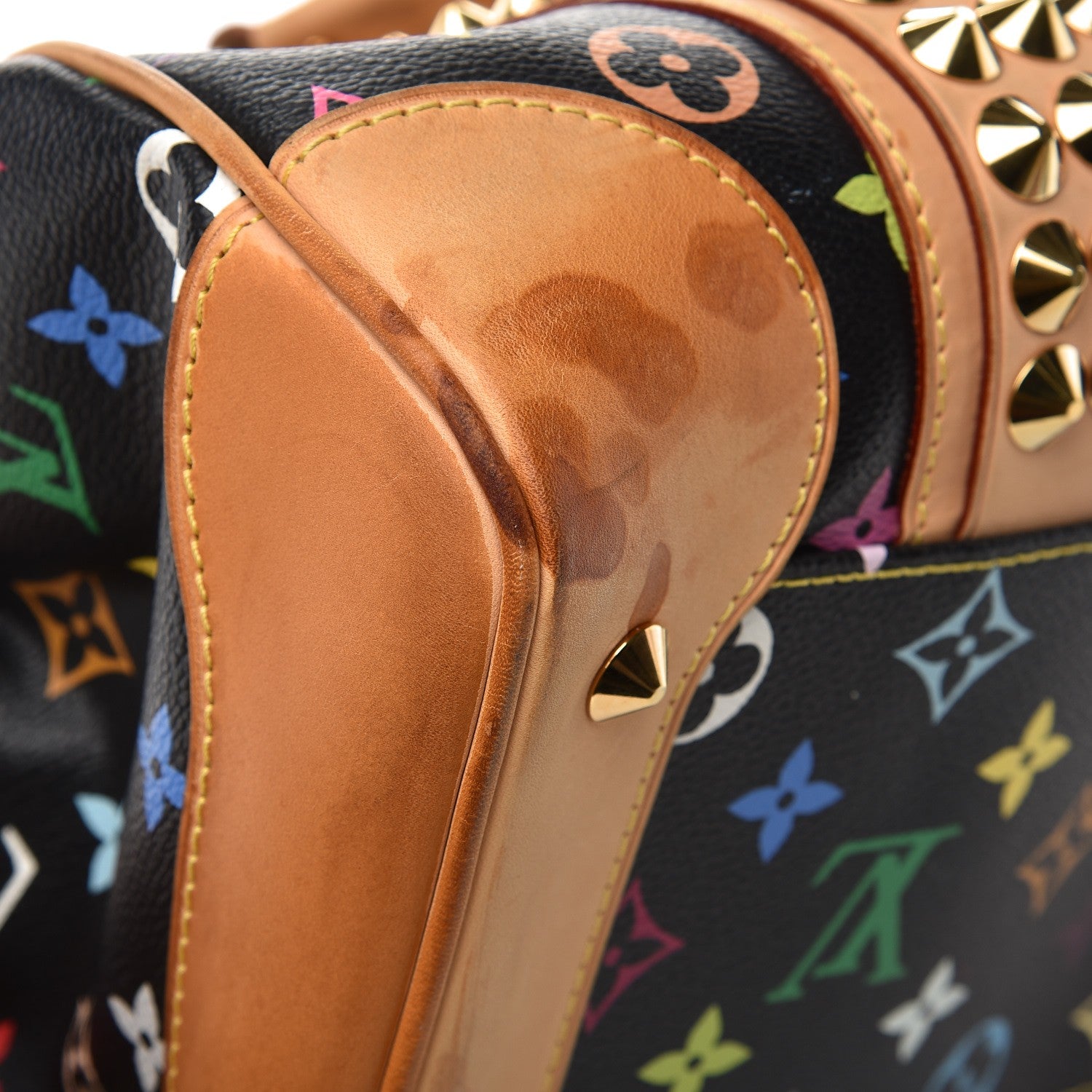 Louis Vuitton Monogram Multicolor Courtney MM Black 10 of 11