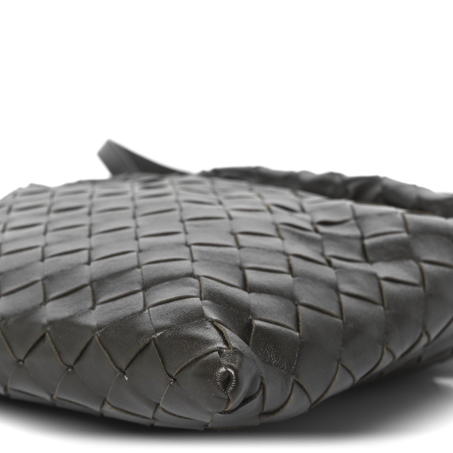 Bottega Veneta Calfskin Intrecciato Mini Hop Kaki 11 of 11