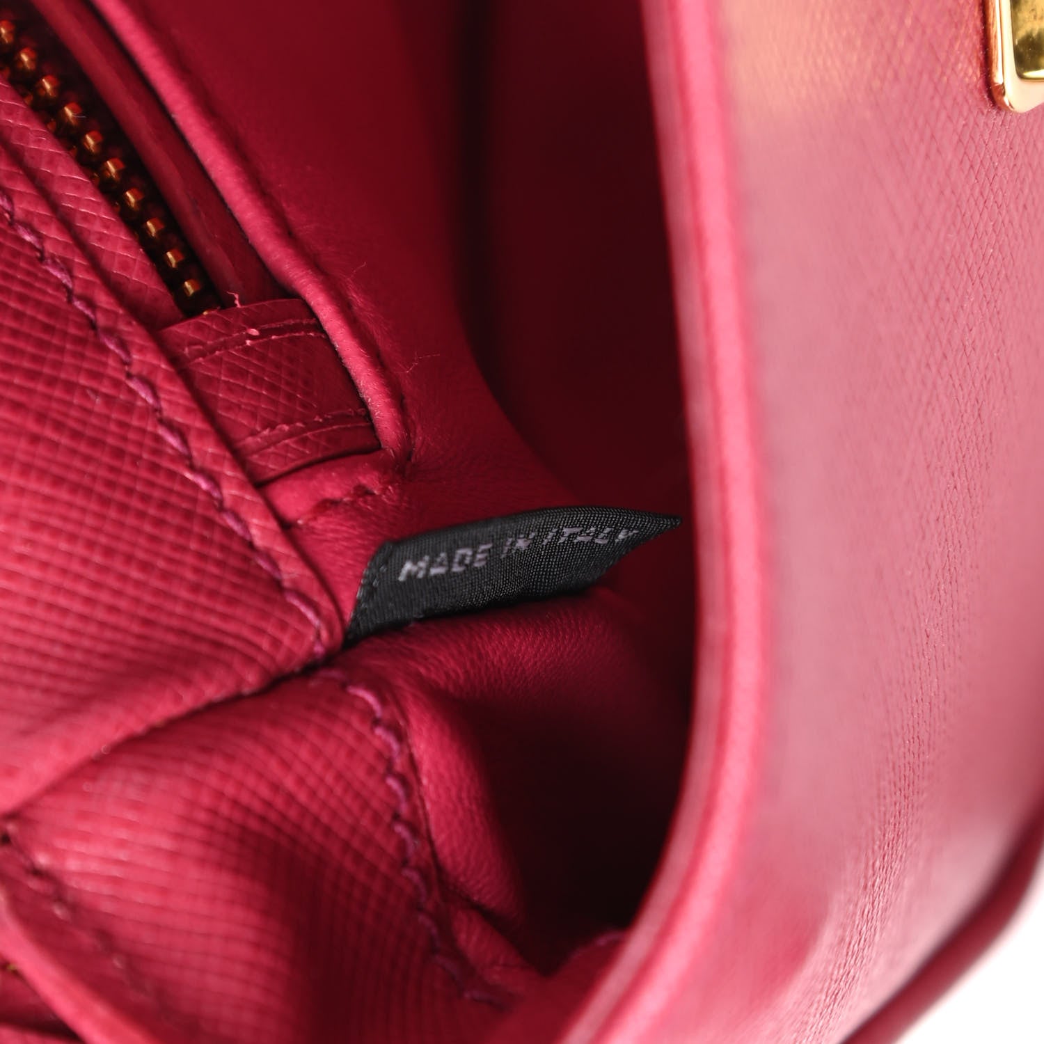 Prada Saffiano Lux Mini Sound Crossbody Ametista 7 of 11