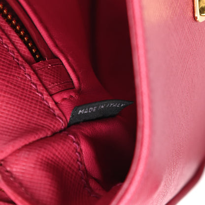 Prada Saffiano Lux Mini Sound Crossbody Ametista 7 of 11