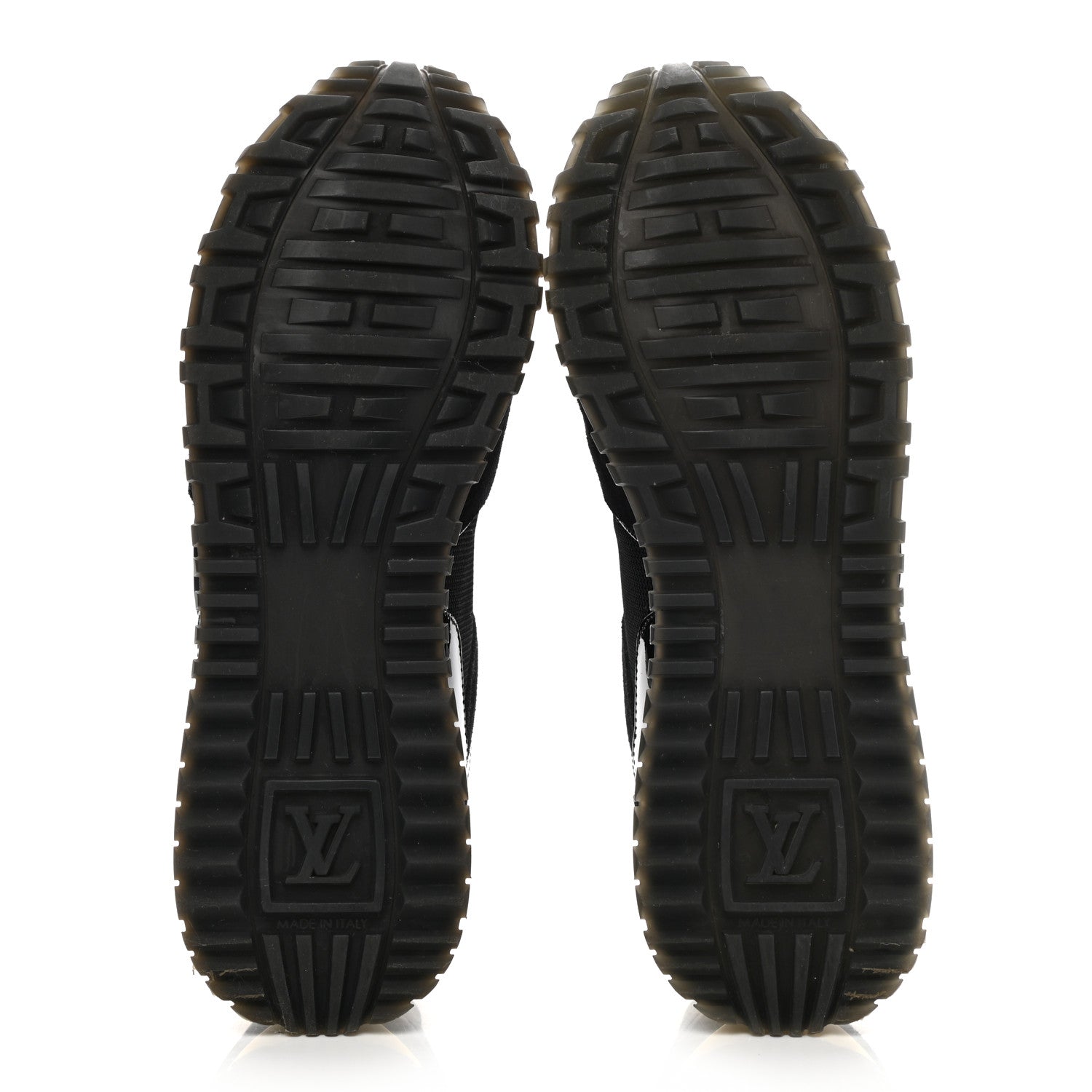 Louis Vuitton Suede Monogram Run Away Sneakers 38 Black 5 of 9