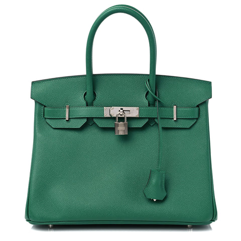 Epsom Birkin 30 Vert Vertigo