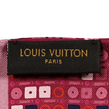 Louis Vuitton Silk Aiyana Bandeau Plum 3 of 3