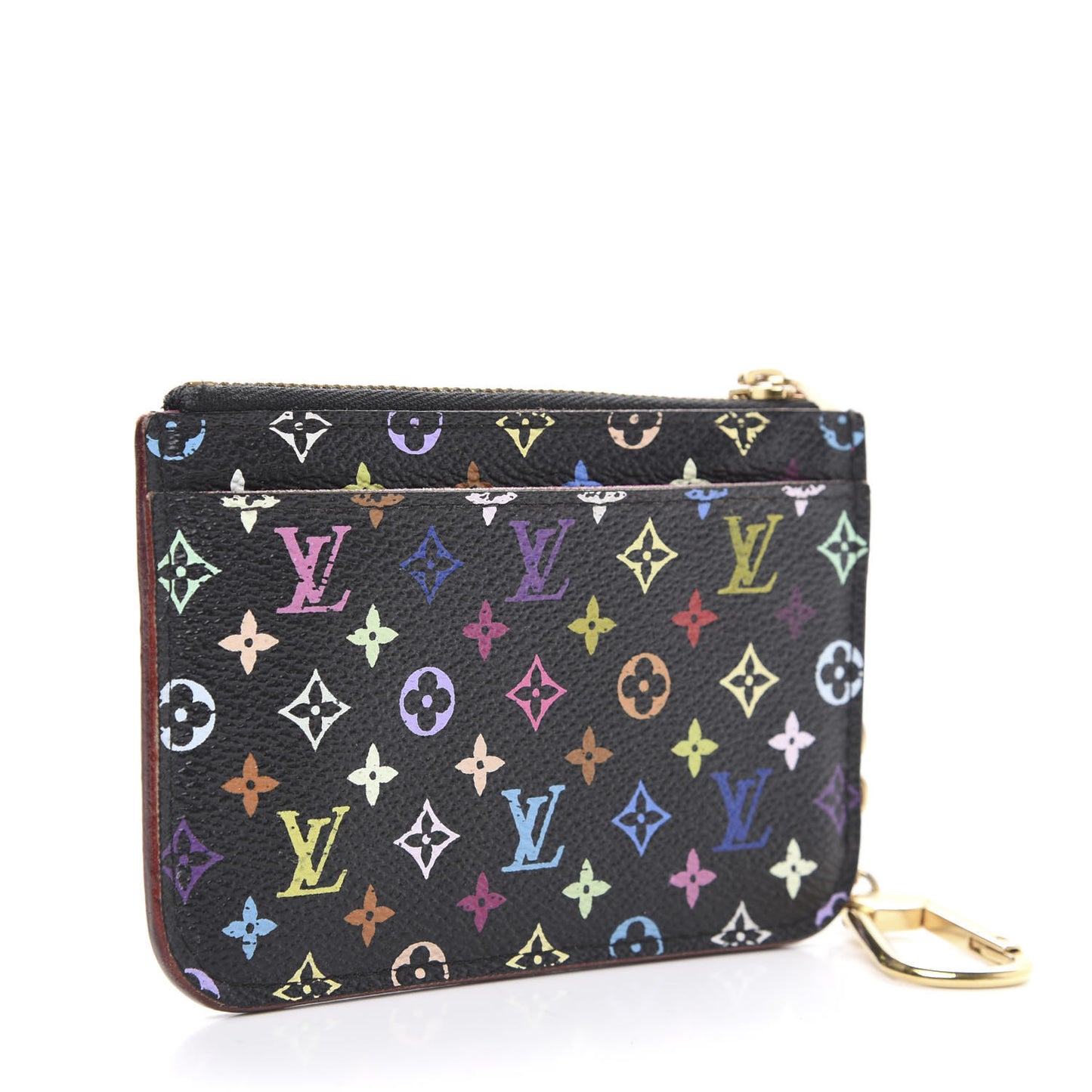 Monogram Multicolor Key Pouch Black Grenade
