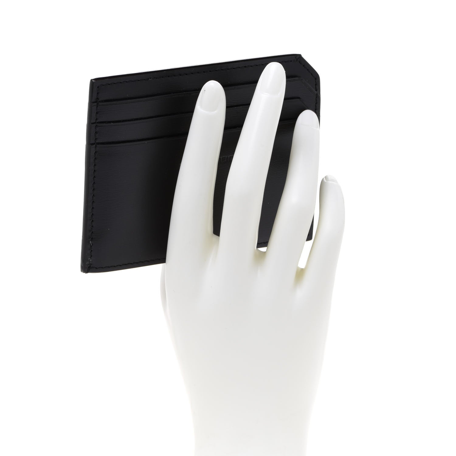 Saint Laurent Calfskin Card Case Black 2 of 7