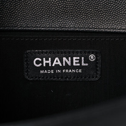 Chanel Caviar Quilted Medium Boy Flap So Black 6 of 9