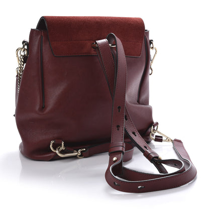 Chloe Suede Calfskin Medium Faye Backpack Sienna Red 4 of 18