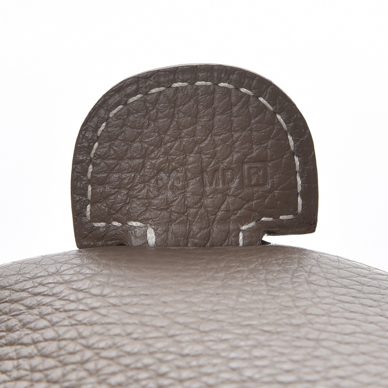 Hermes Taurillon Clemence Evelyne III GM Etoupe 7 of 8