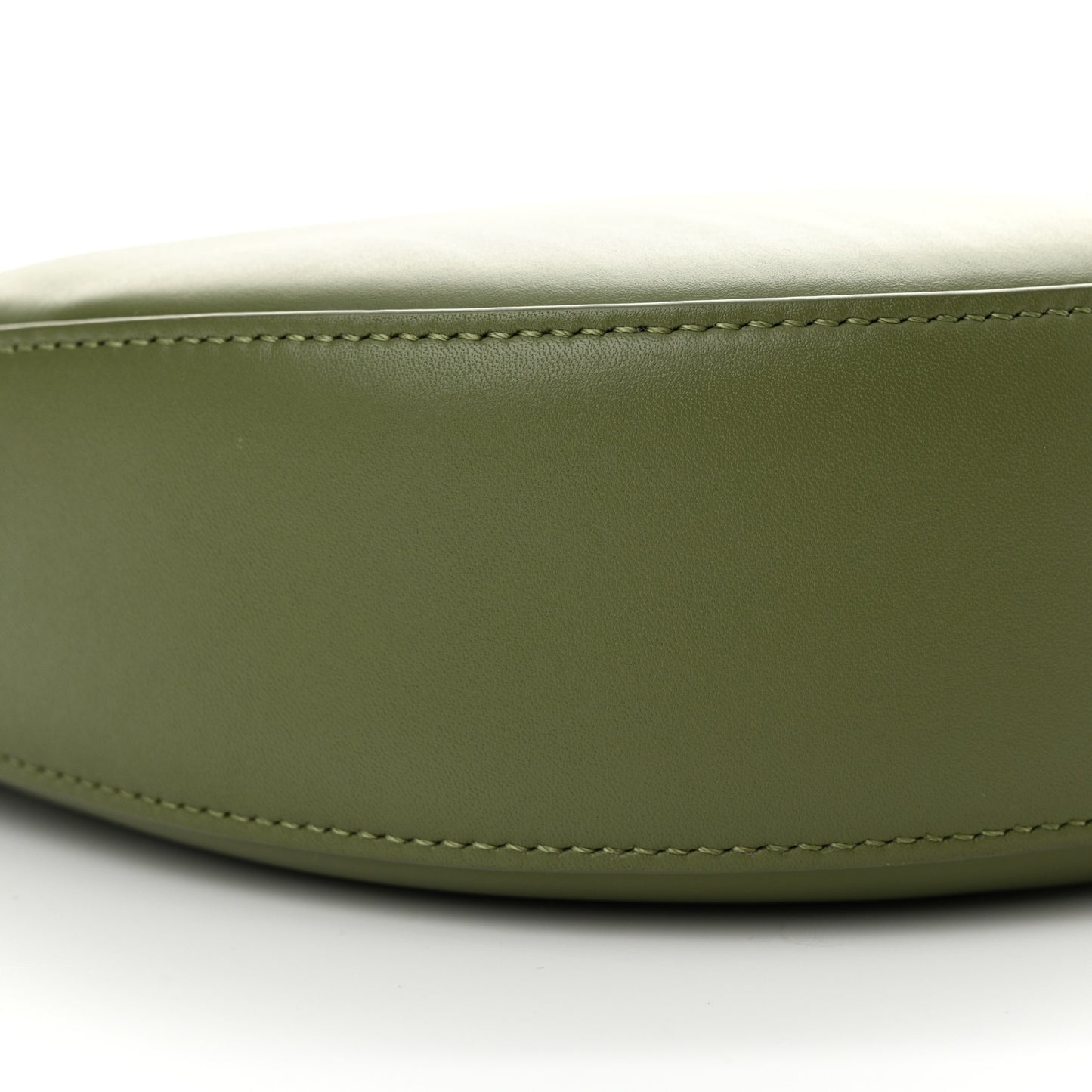 Satin Calfskin Jacquard Small Luna Bag Avocado Green