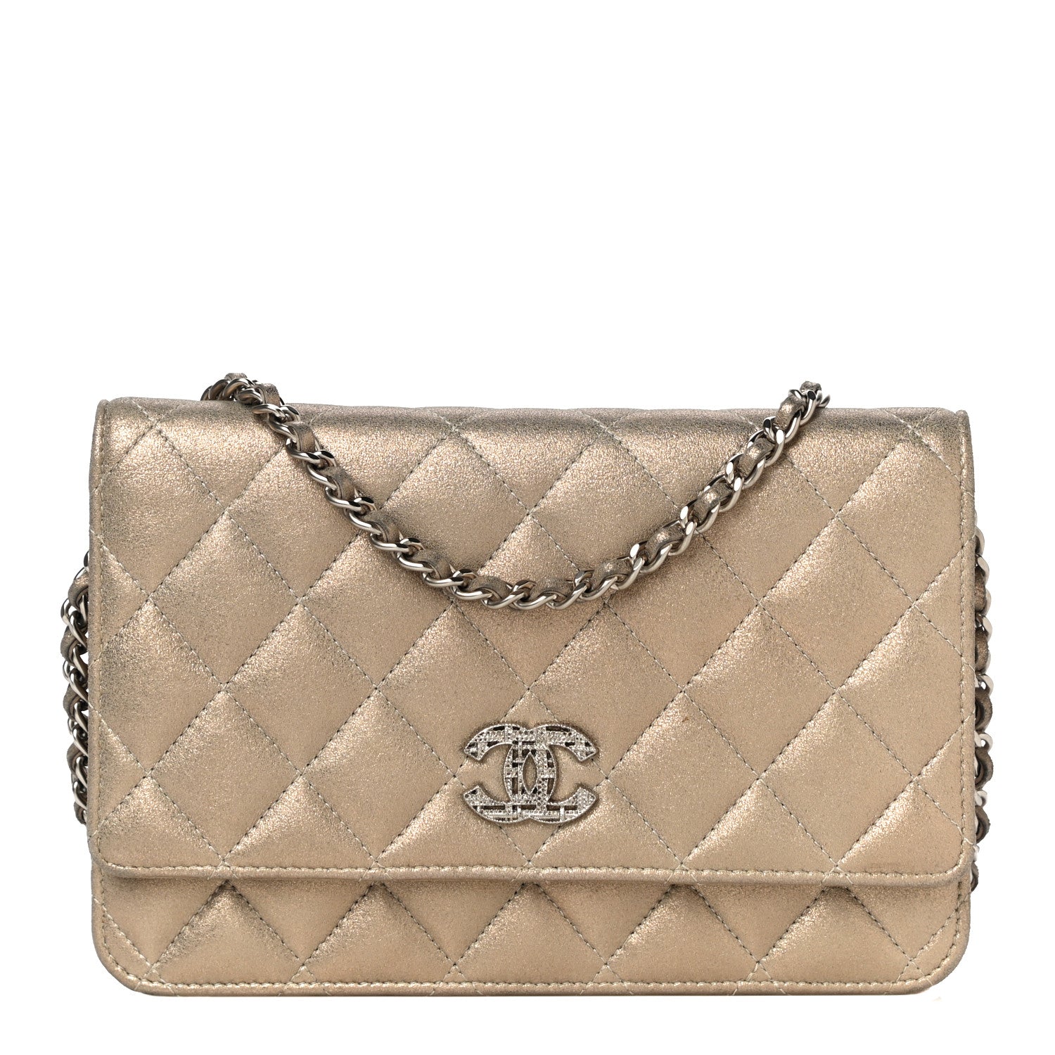 Chanel Caviar Quilted Wallet On Chain WOC Black 3 of 21