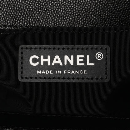 Chanel Caviar Quilted Medium Boy Flap Black 6 of 10
