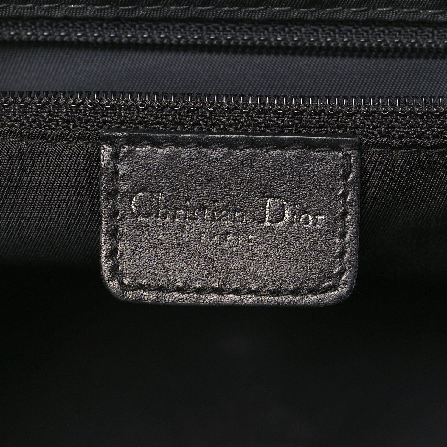 Christian Dior Monogram Vintage Flowers Frame Satchel Black 6 of 11