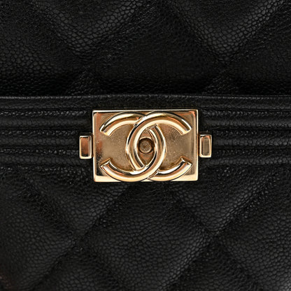 Chanel Caviar Quilted Boy iPhone Pouch Black 8 of 13