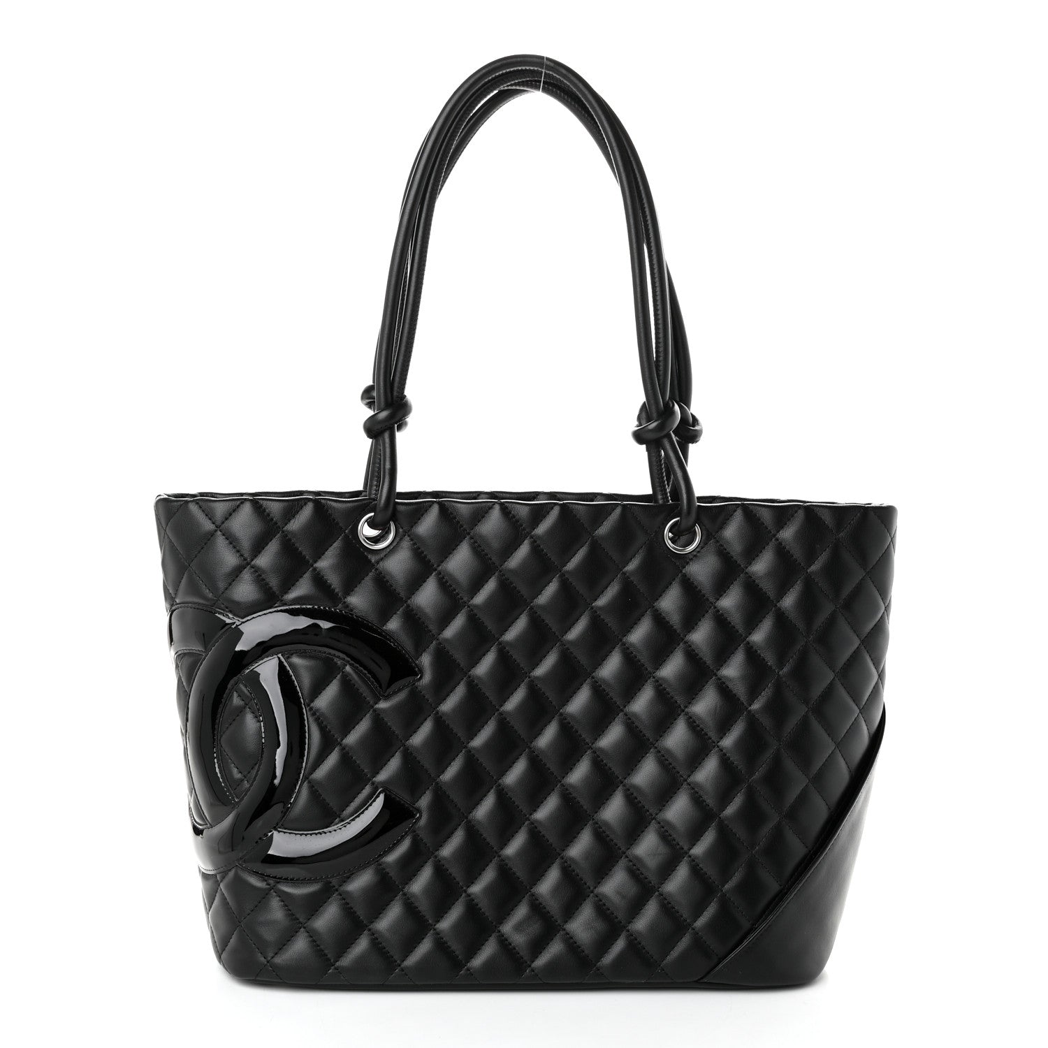 Chanel Calfskin Quilted Large Cambon Tote Black 1 of 11