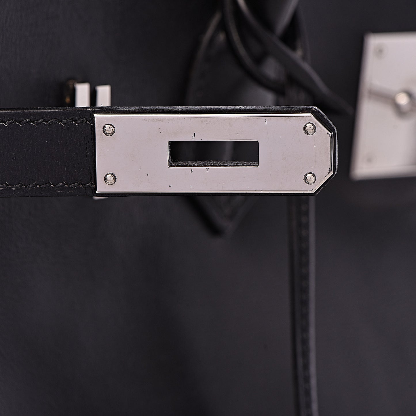 Box Birkin 35 Black Bleu Marine