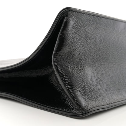 Chanel Shiny Aged Calfskin Shopping Bag Black 9 of 10