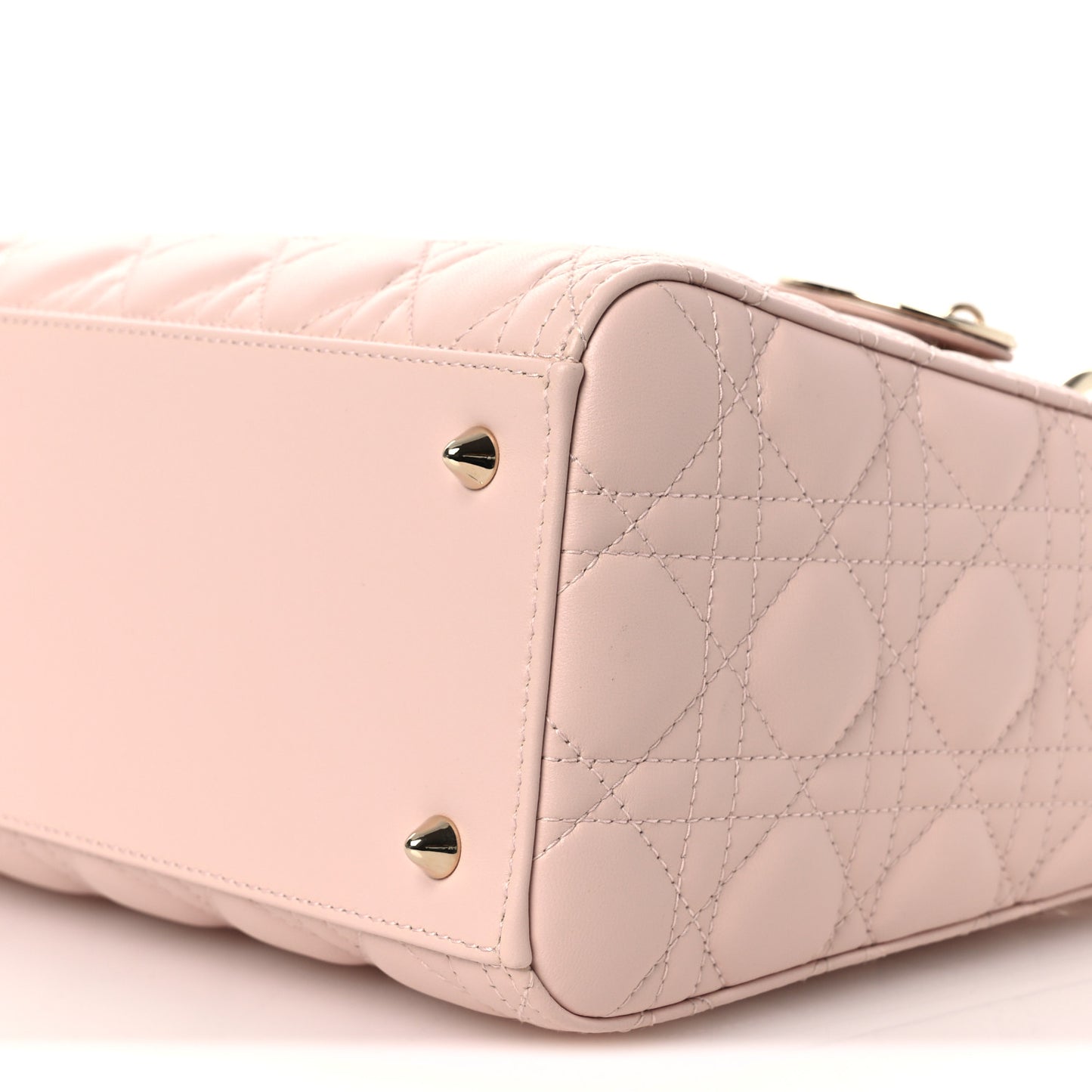 Lambskin Cannage Medium Lady Dior Light Pink