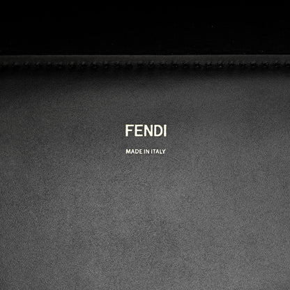 Fendi Vitello King Plexiglass Medium Fendi Sunshine Shopper Tote Black 6 of 11
