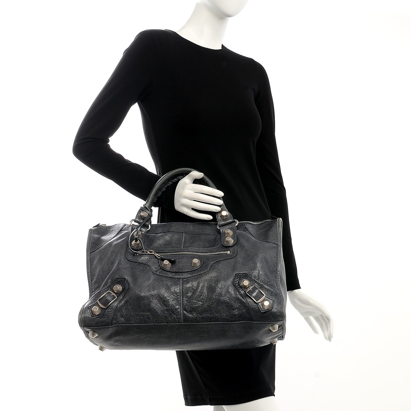 Agneau Giant 21 Silver Hardware Work Dark Night