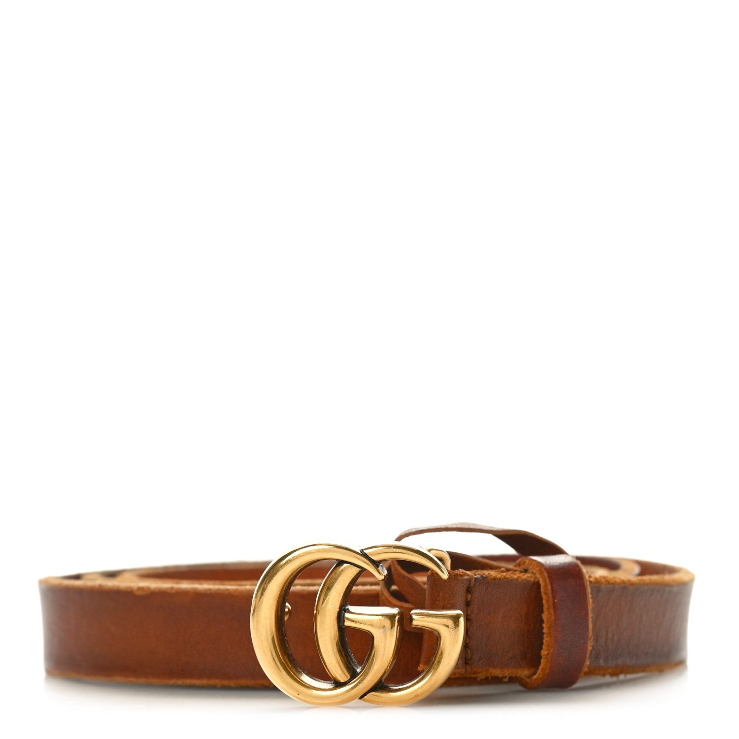 Gucci Faded Calfskin Double G 20mm Belt 95 38 Cuir 1 of 5