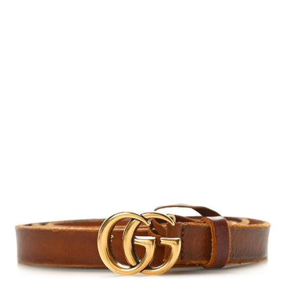 Gucci Faded Calfskin Double G 20mm Belt 95 38 Cuir 1 of 5