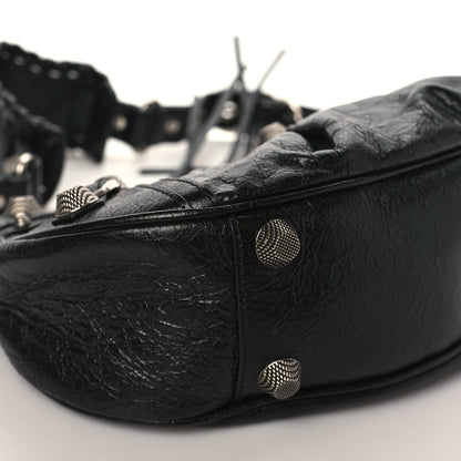 Balenciaga Agneau Arena Small Le Cagole Shoulder Bag Black 7 of 8
