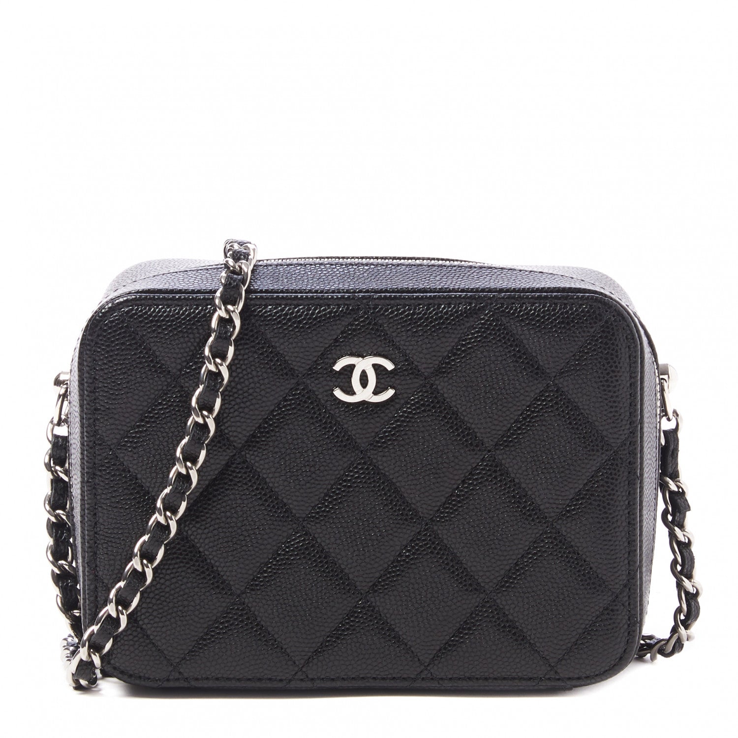 Chanel Caviar Quilted Camera Bag Black 1 of 9