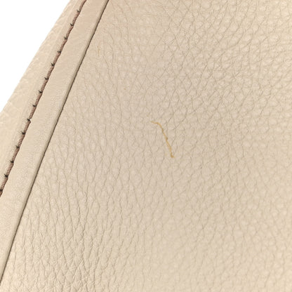Gucci Pebbled Calfskin Large Soho Shoulder Bag Off White 9 of 11